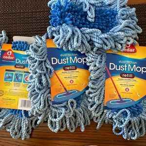 O Cedar Dual Action Dust Mop Refills Set of 4 NWT